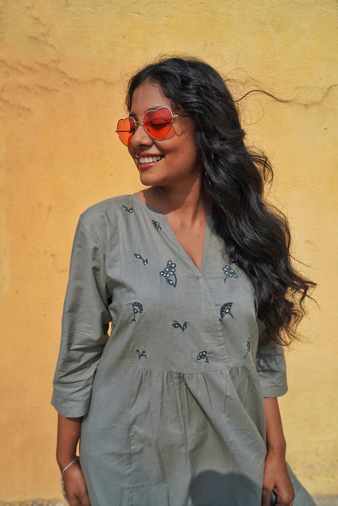 "CurveFlair Chic: Summer Ready in our Cotton Dress for Curvy Sizes"