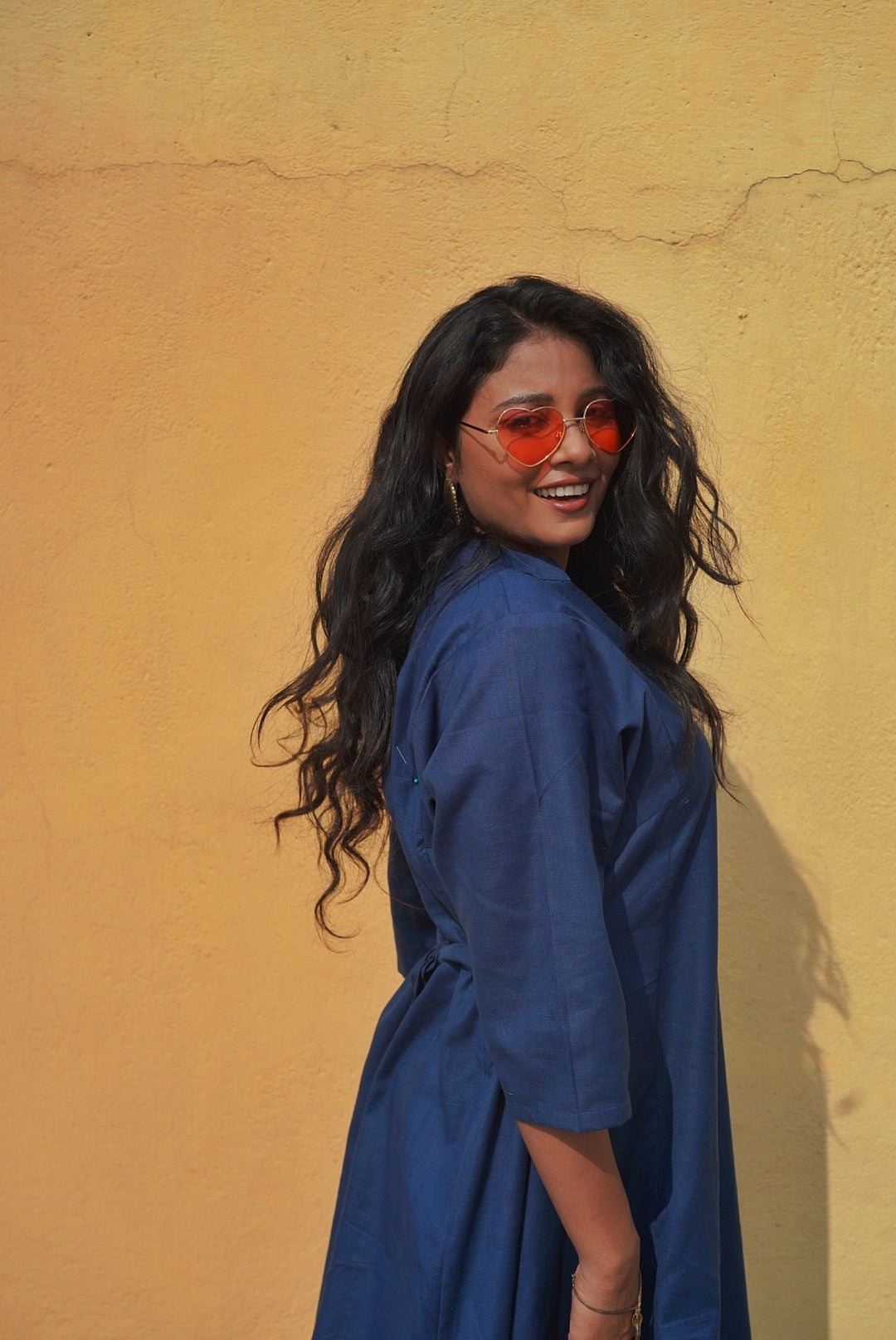 Plus Size Mid Length Cotton Dress