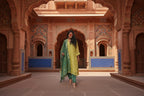 Elegant Yellow Green kurta sets