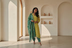 Elegant Yellow Green kurta sets