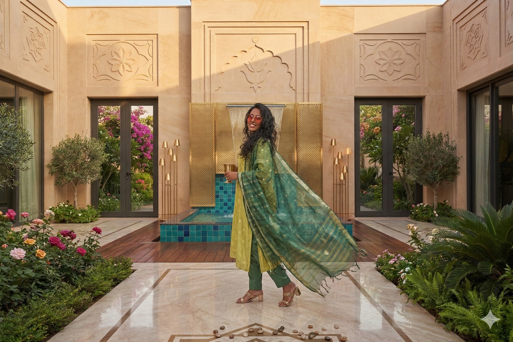 Elegant Yellow Green kurta sets