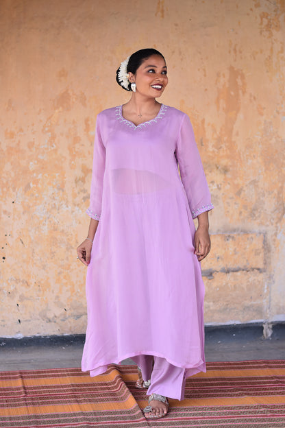 Luxurious Lavender : Kurtie Sets