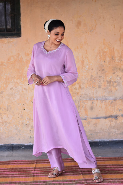 Luxurious Lavender : Kurtie Sets