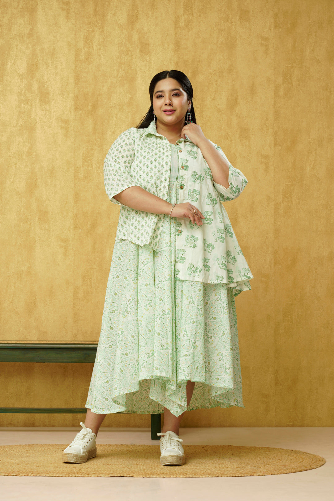 Pista Green Dresses for plus size women online
