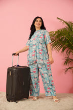 Maslin Silk Digital Print Co-Ord Set